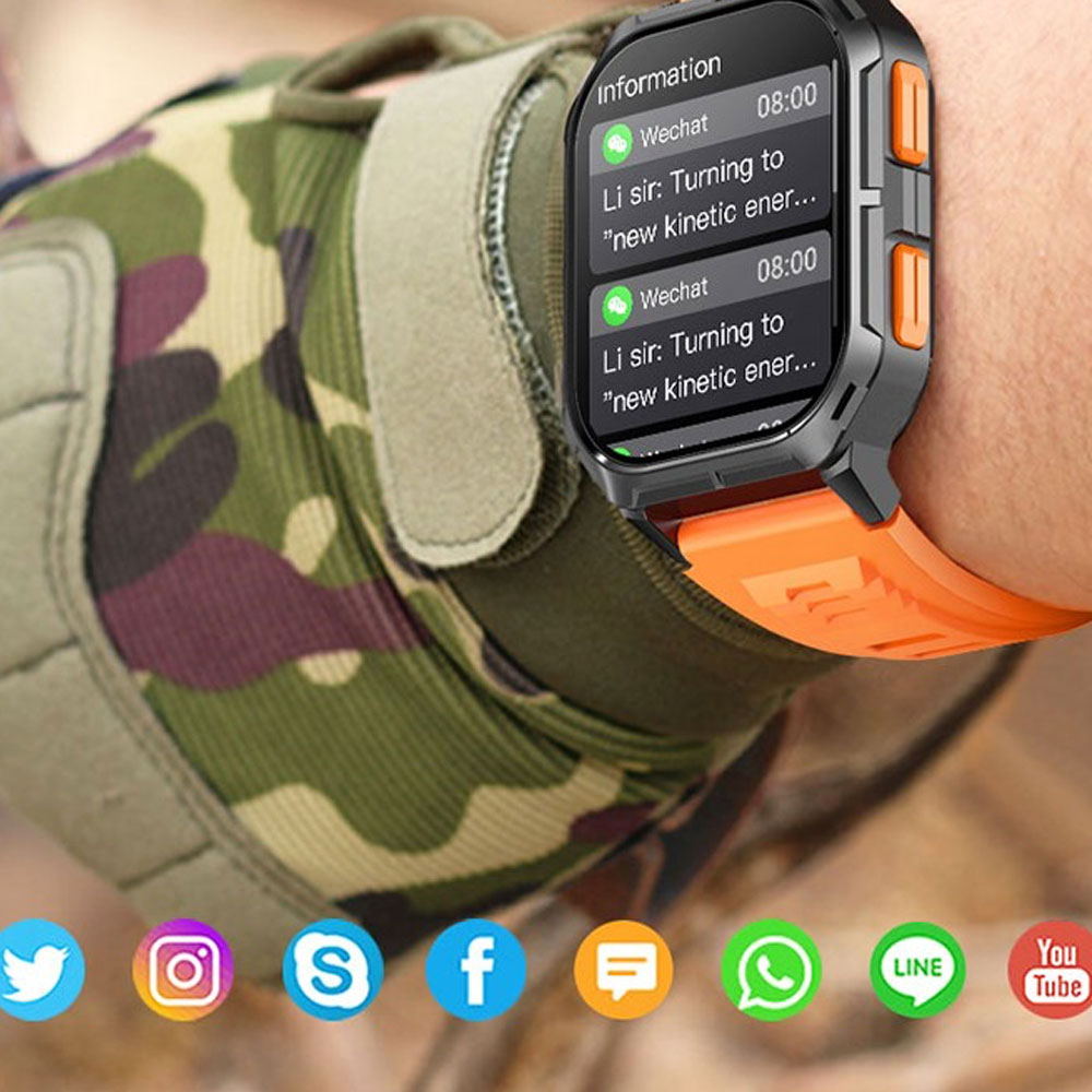 Fitness Tracker Smart Watch 2.01