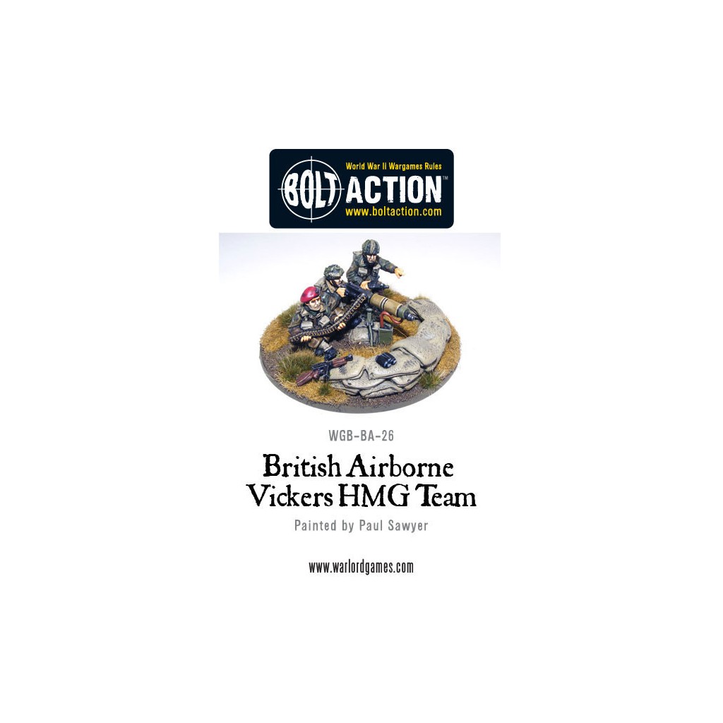 Bolt Action - British - Airborne Vickers MMG Team