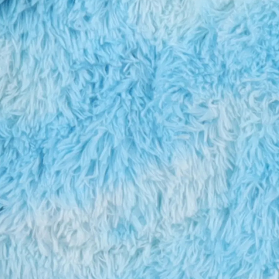 Cama Flamingo Demi Redonda Azul para cães e gatos