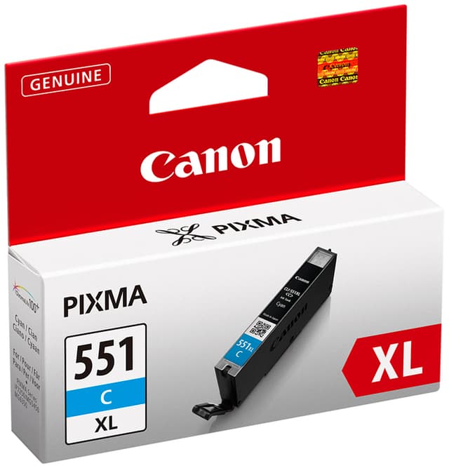 Canon blækpatron CLI-551XL Cyan