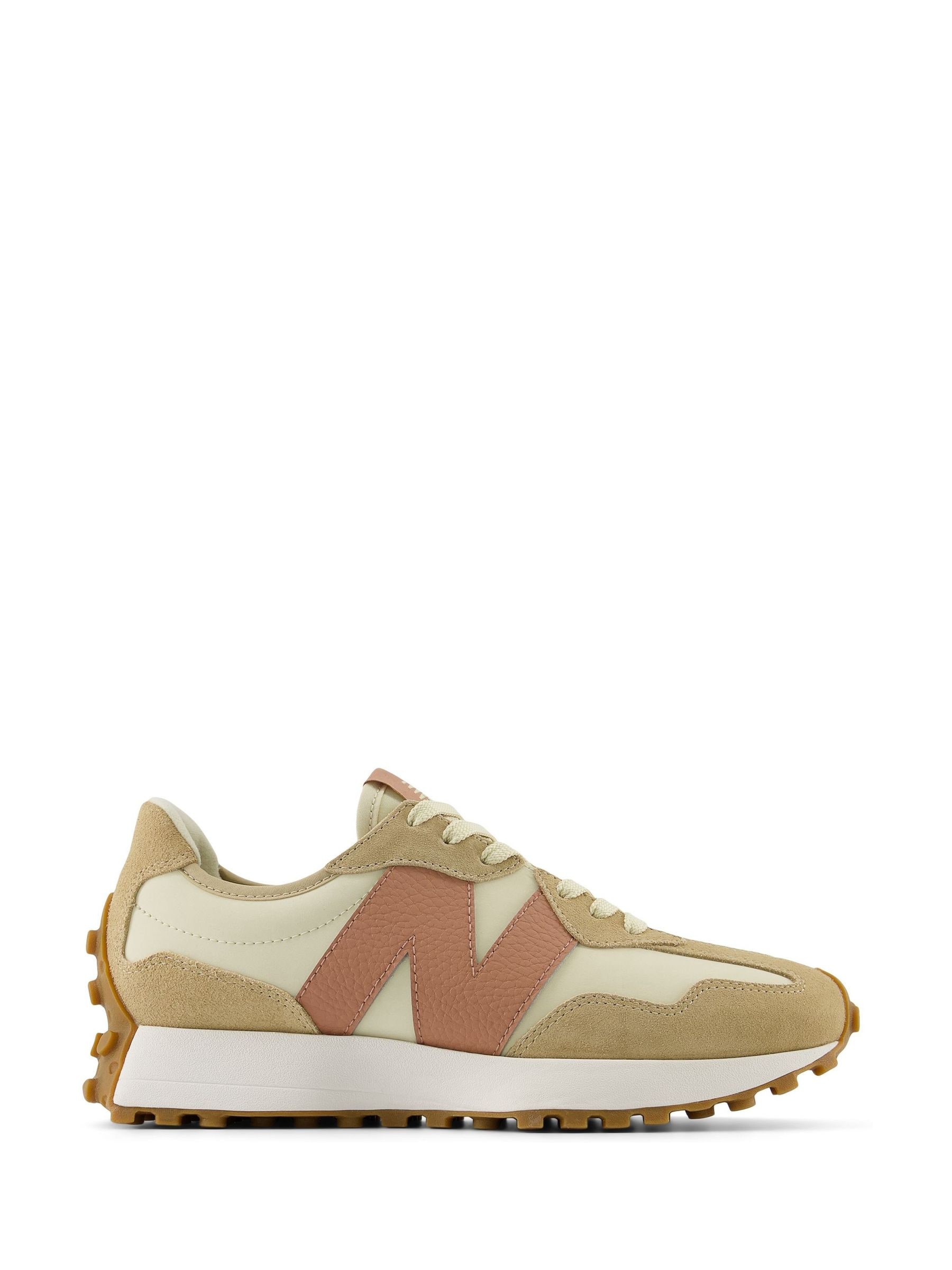 Crème - New Balance 327 damessneakers