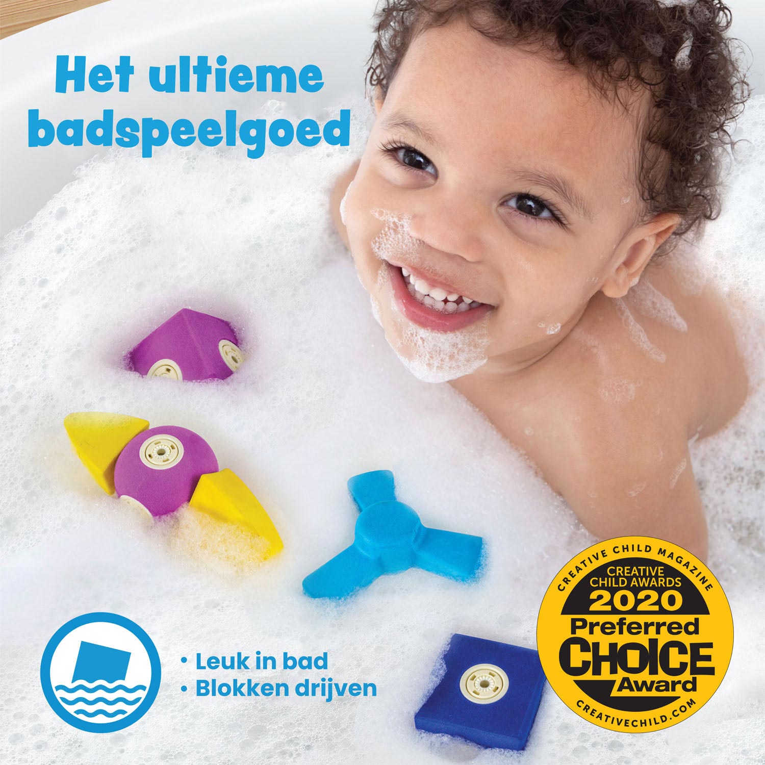 Blockaroo Magnetische Foam Blokken Robot Box, 10dlg.