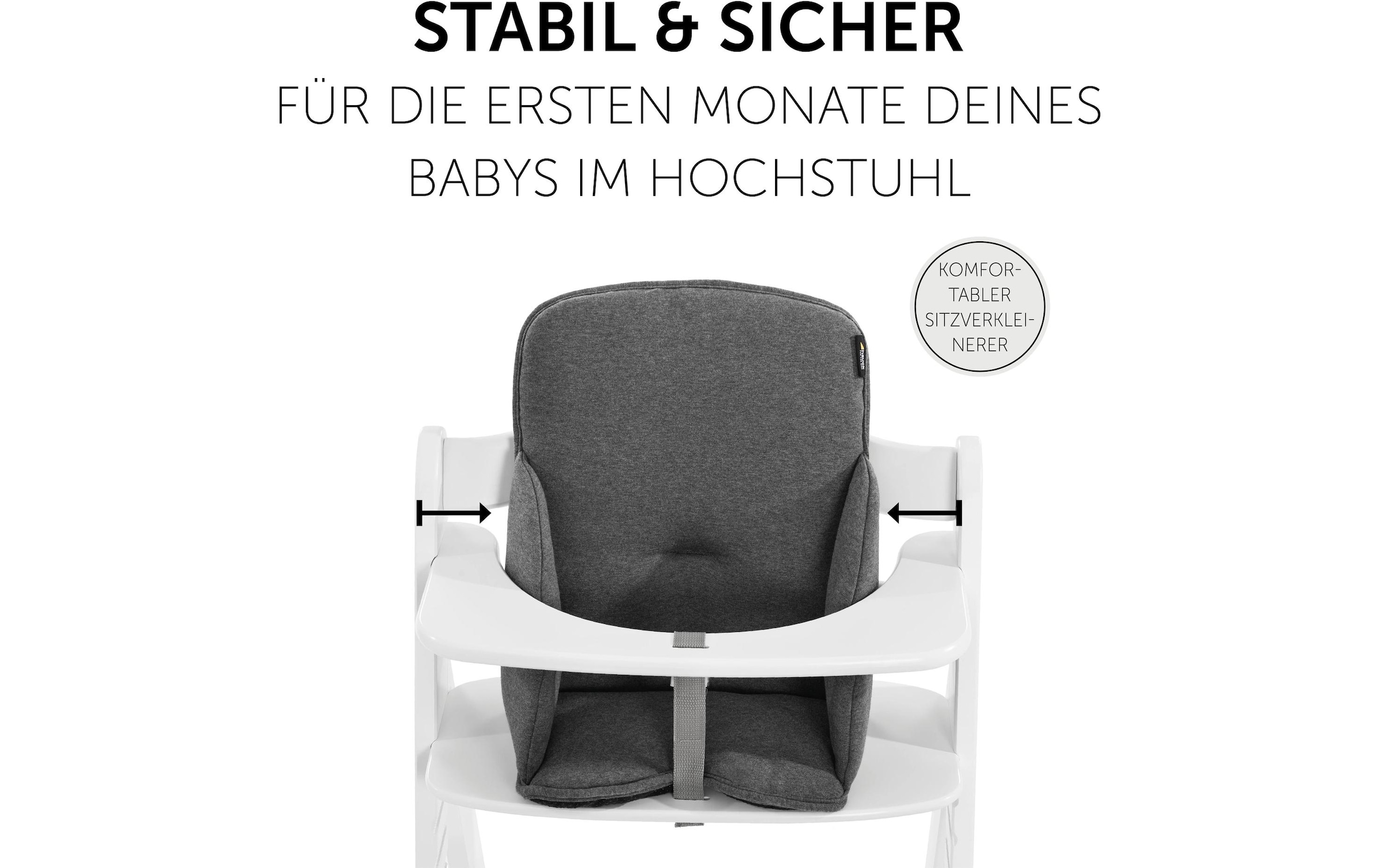 Hauck Sitzverkleinerer »Alpha Cosy Select Jersey Charcoal« 1 Stk. tlg.