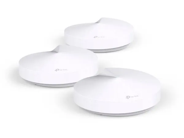 TP-Link DECO M5 - Wi-Fi-system - op til 4500 sq.ft - mesh 1GbE - Wi-Fi 5 - Dual Band (pakke med 3)