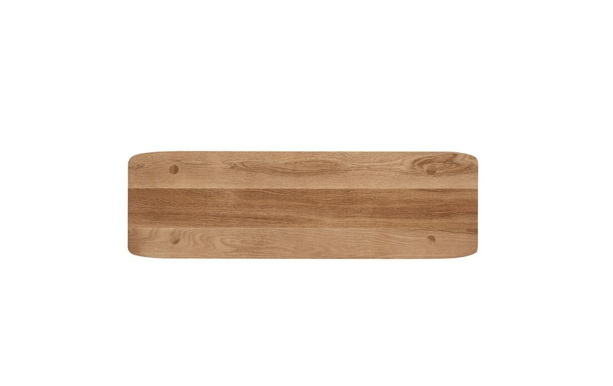 Sitzbank 90 x 28 cm, Nature<br>Bank aus geöltem Eichenholz