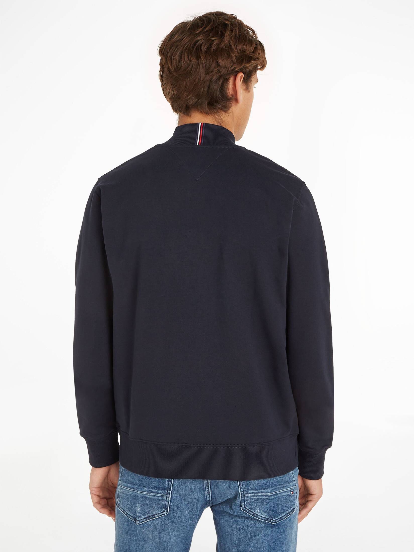 Tommy Hilfiger| Herren Sweatjacke 1985 BASEBALL COLLAR ZIP