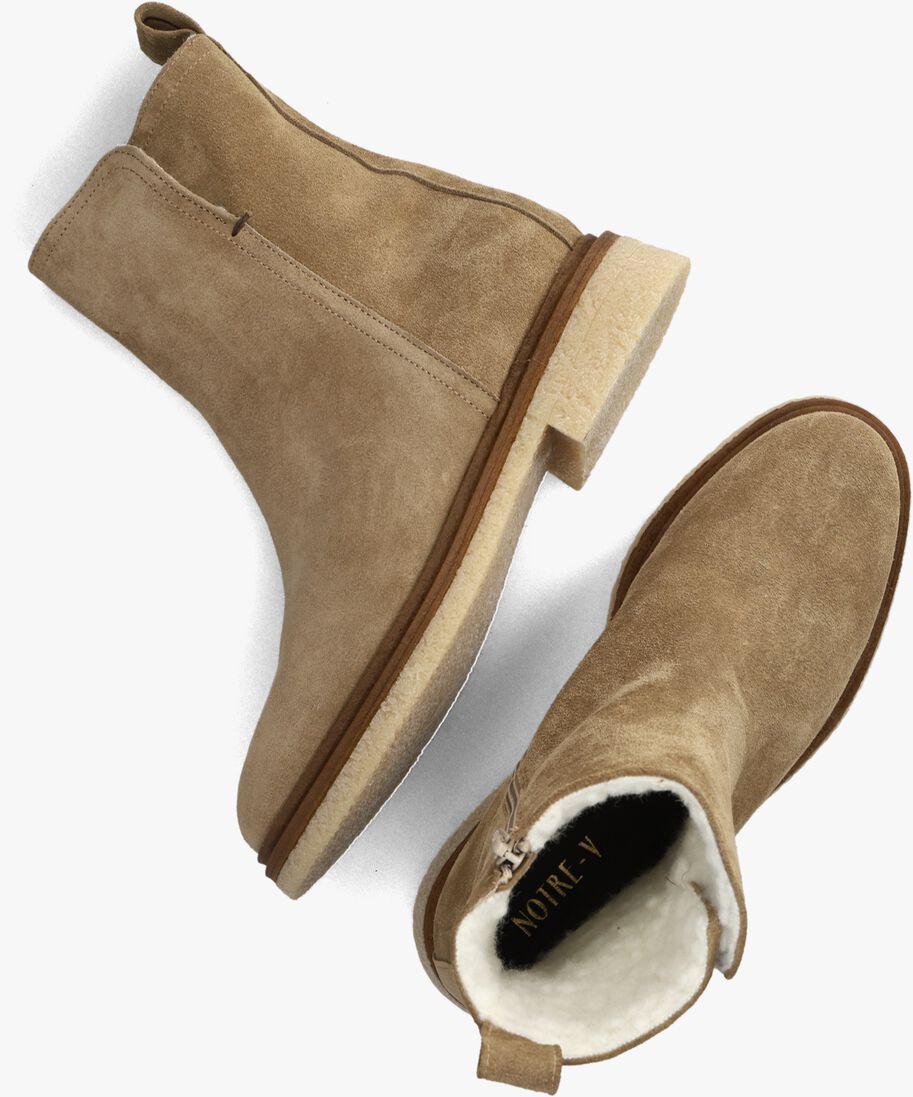 NOTRE-V beige notre-v enkelboots 07-3303