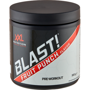 XXL Nutrition Blast! Fruit Punch Flavor Pre-Workout 300 g