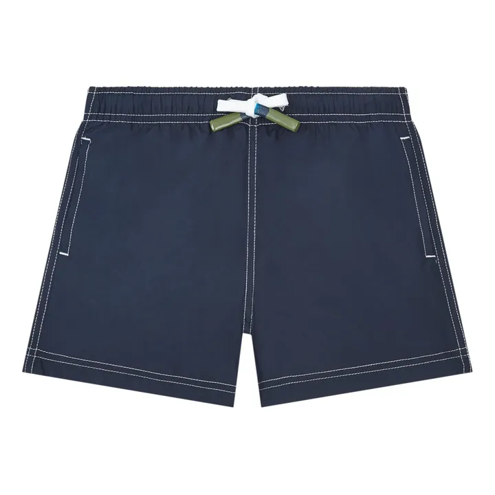 SMALLABLE BASICS Short De Bain Garçon en Polyester Recyclé | Bleu marine