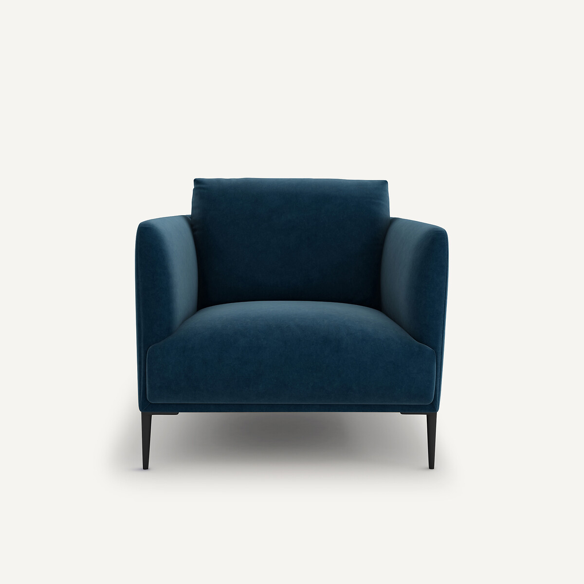 AM.PM<br>Poltrona de veludo, design Oscar E. Gallina