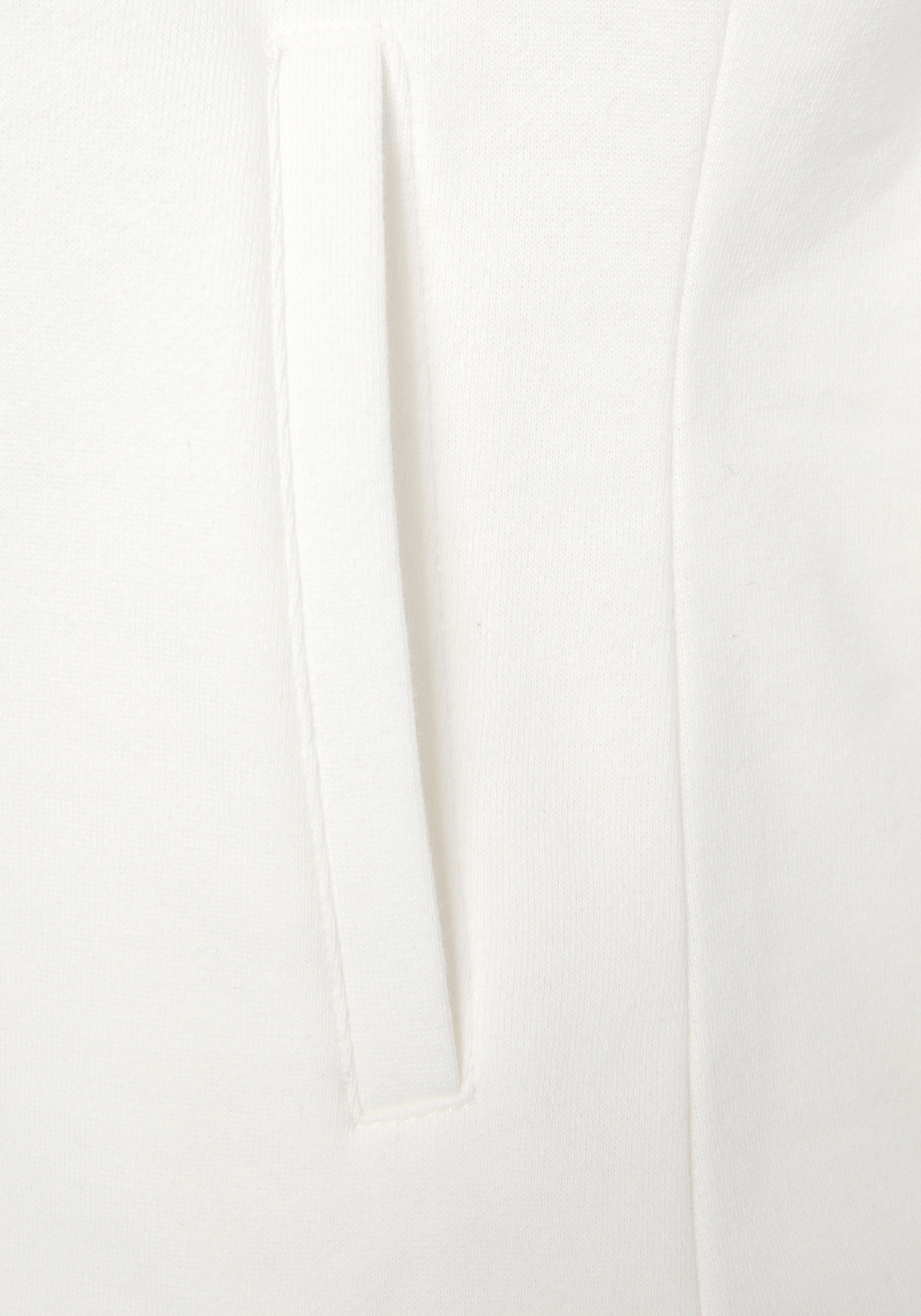 Bench. Loungewear Sweatjacke , Loungejacke mit Stehkragen und glänzendem Logodruck, Loungewear