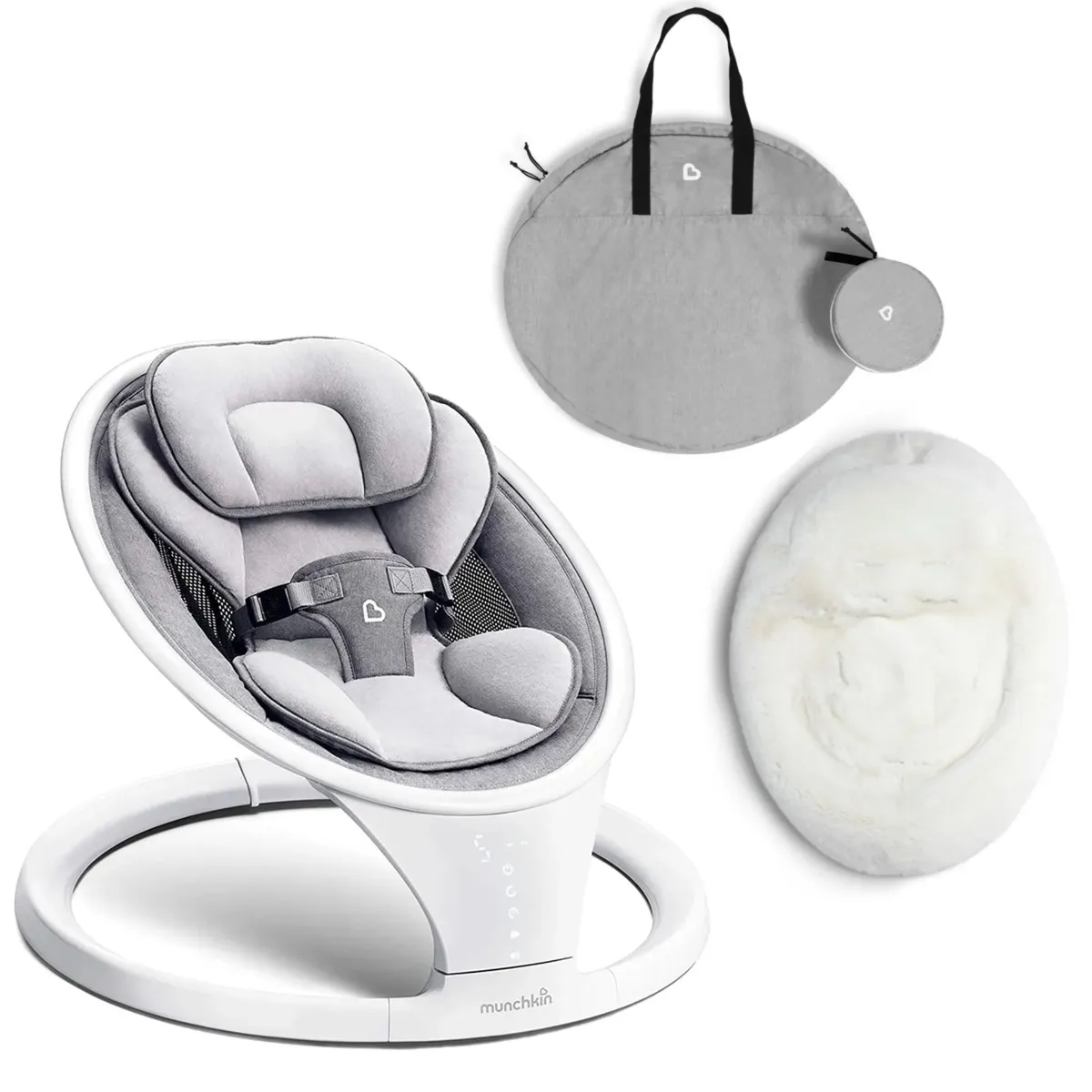 Munchkin Siège Berçant Munchkin Swing + Sac de Voyage + Recouvrement