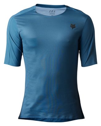 Maillot Manches Courtes Fox Flexair Ascent Slate Bleu