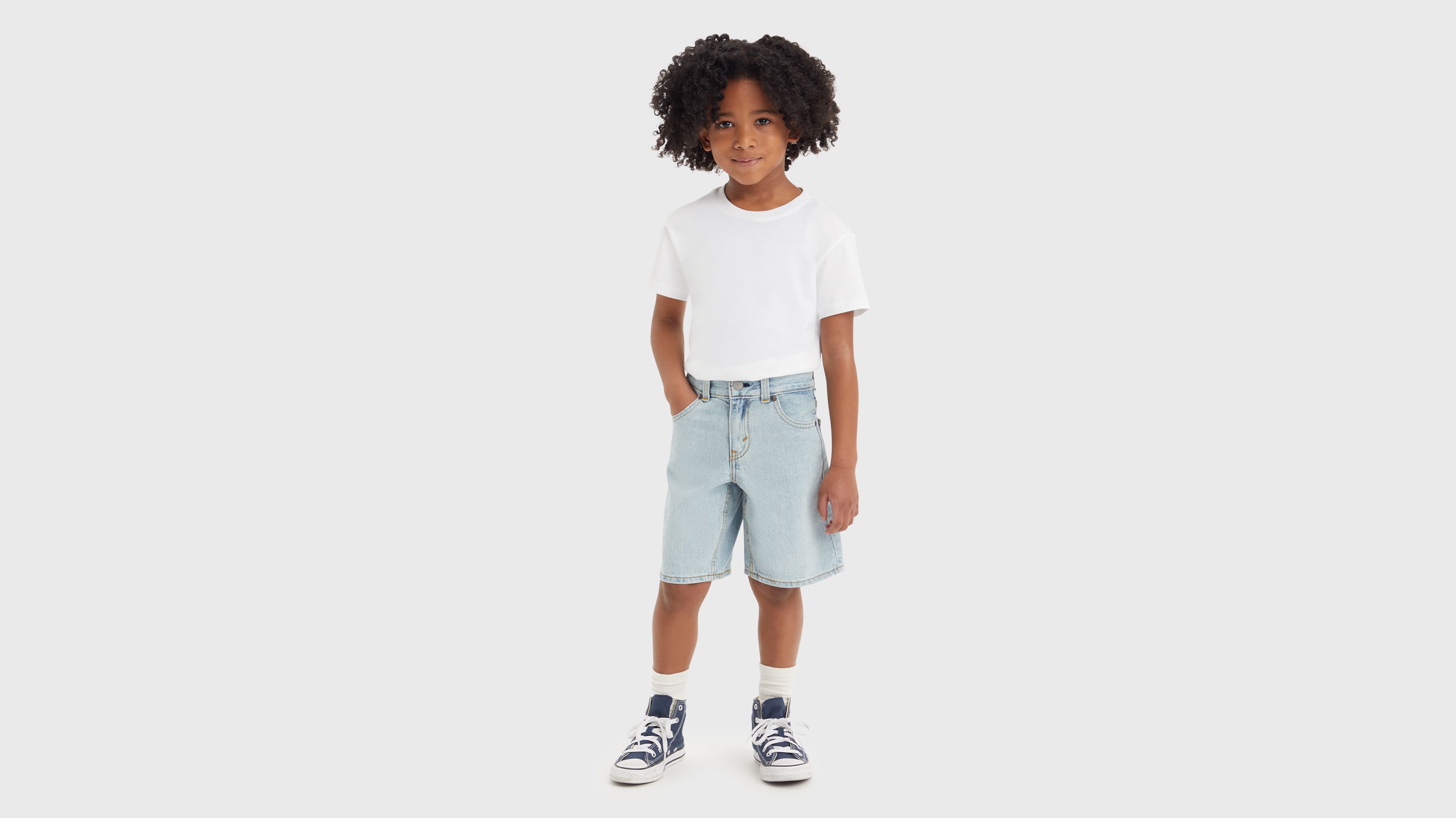Enfant short skate - Cloud 9 - Bleu
