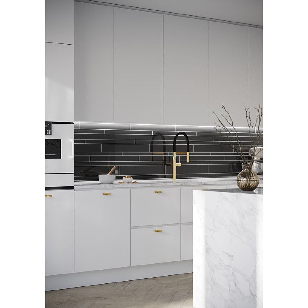 KJØKKENPLATE FIBO NEW YORK SVART 11X620X580 MM