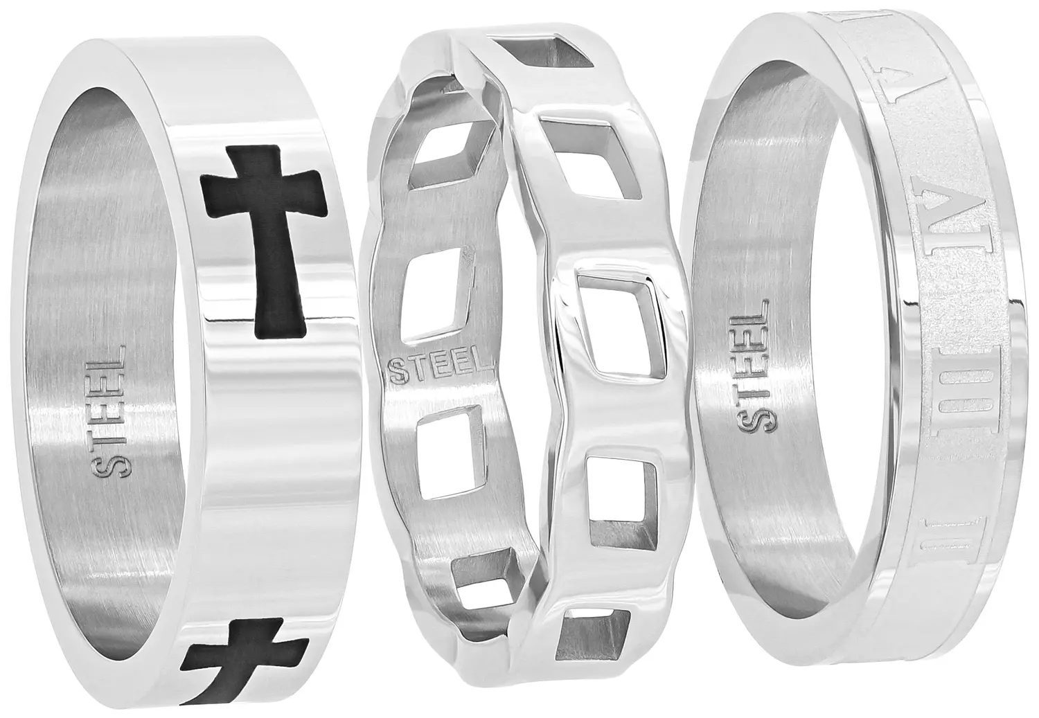Herren Ring-Set - Masculine Trio