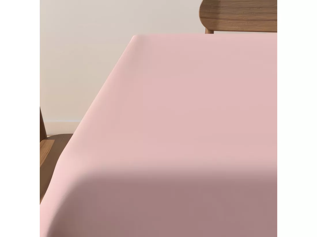 Nappe anti-tâches carrée 180x180 cm ALIX rose, par Soleil d'ocre