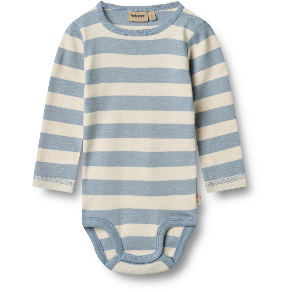 Køb Wheat Calm Blue Stripe Body L/S Freddie