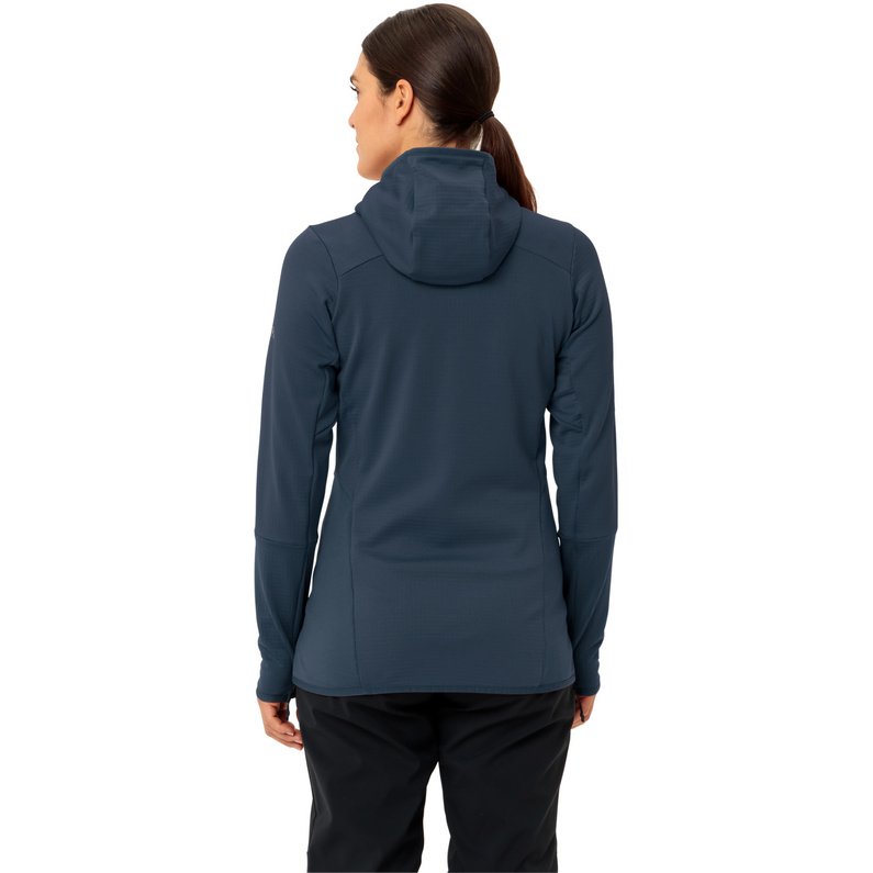Vaude Damen Monviso Hoodie Grid Fleece Jacke