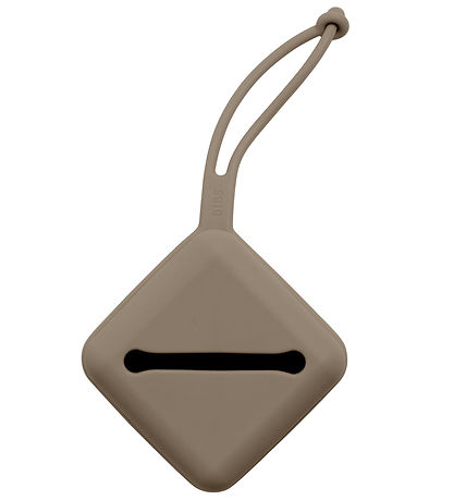 BIBS Schnullerbox - Silikon - 7,5x5 cm - Dark Oak