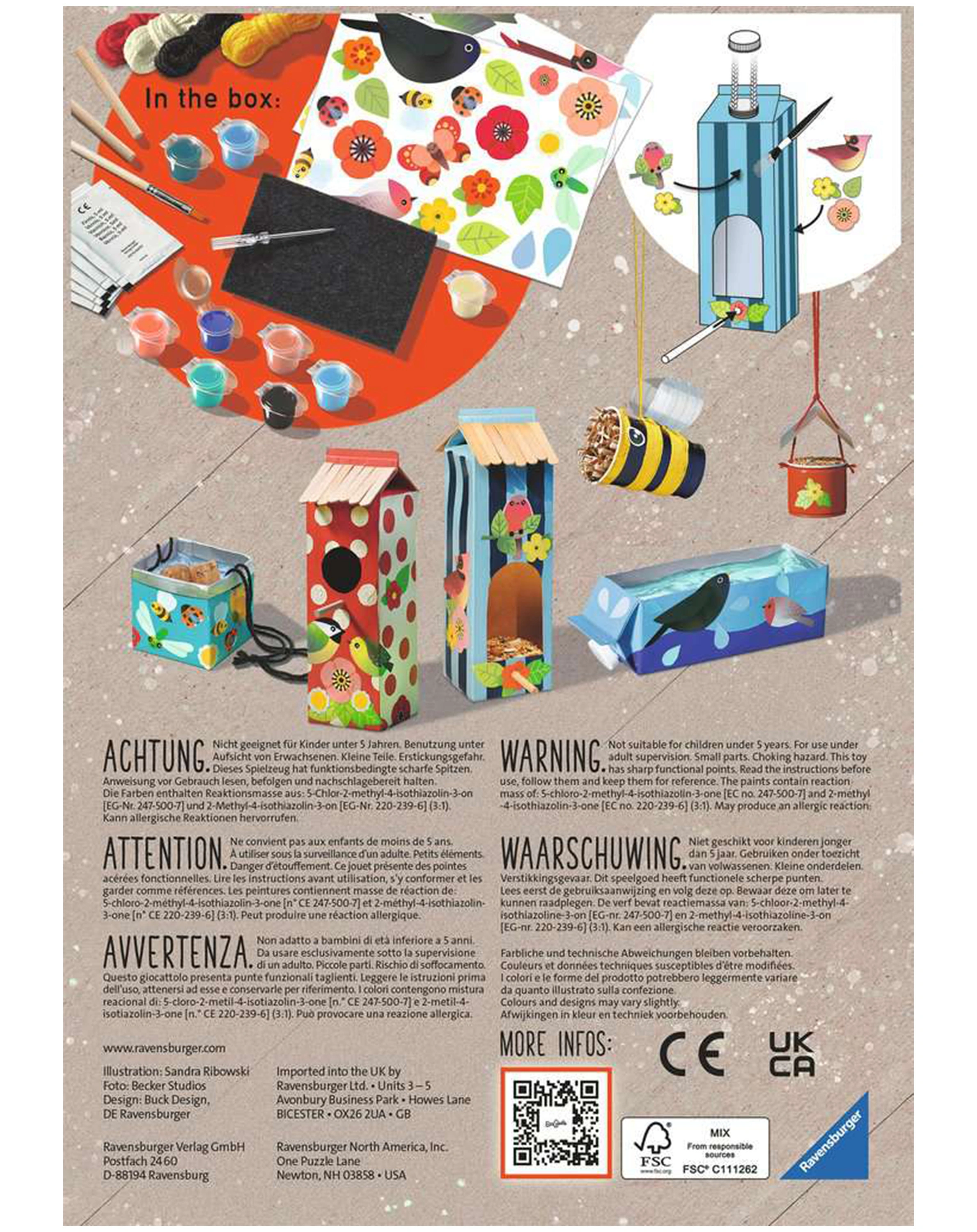 Kreativset ECO CREATE - HELPING BIRDS & BEES