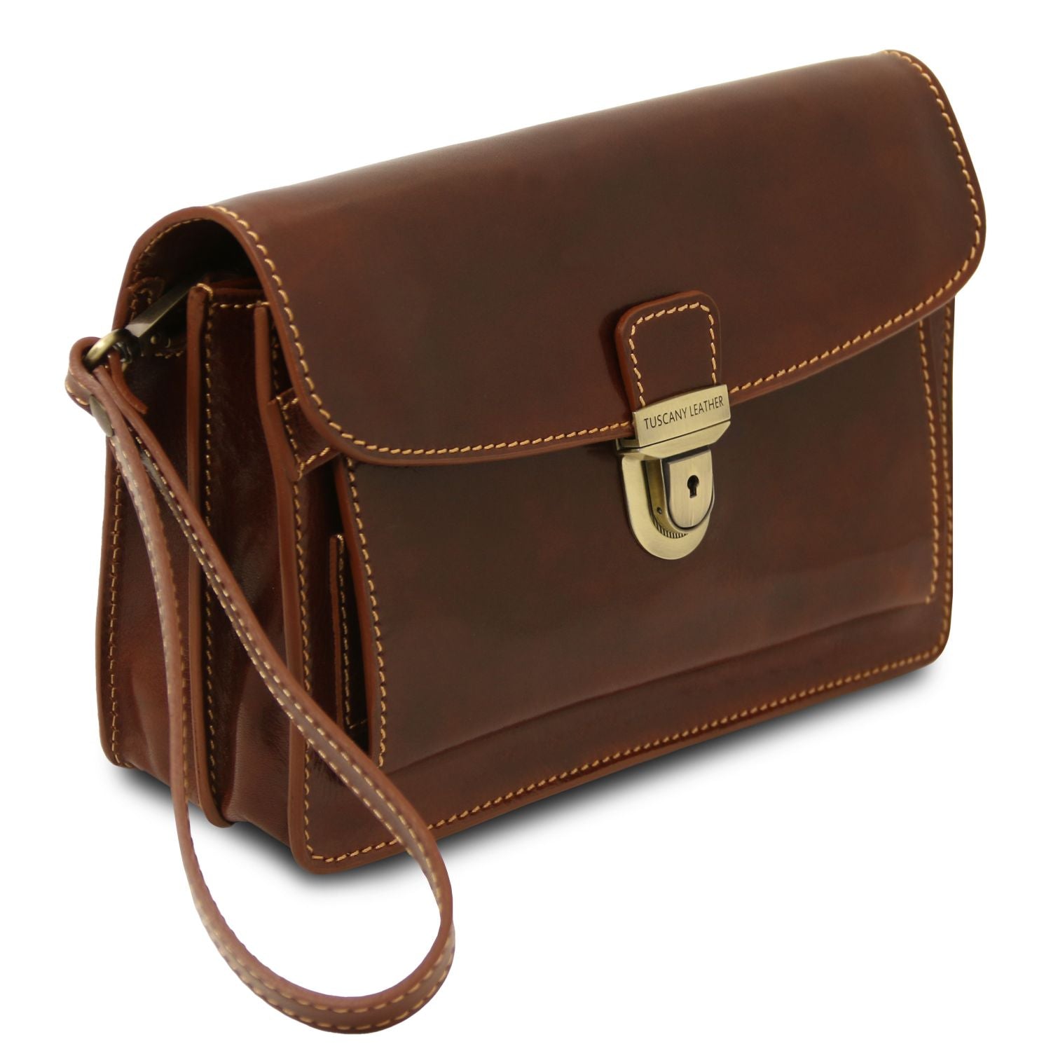 TL8075 – Max – leren handy wrist bag