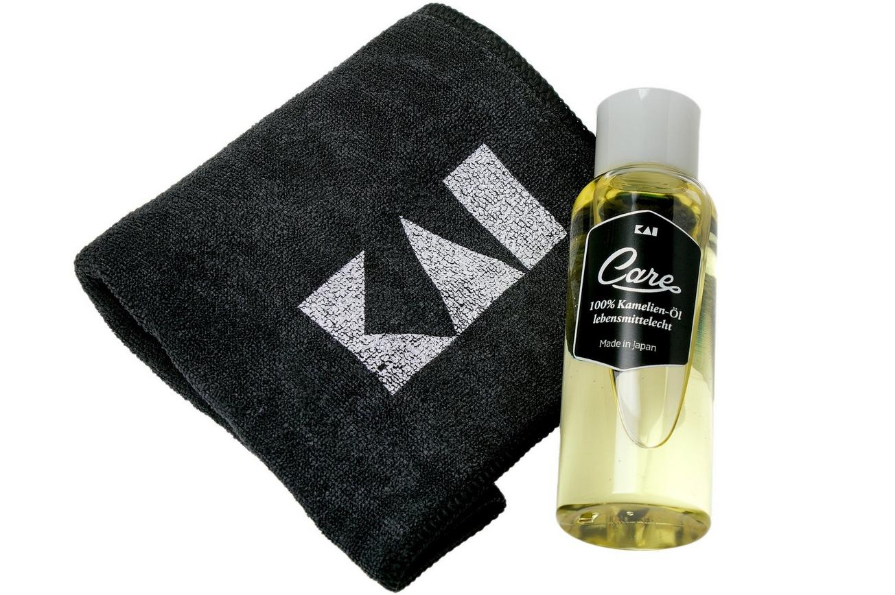 Kai Shun Camellia oil met reinigingsdoek