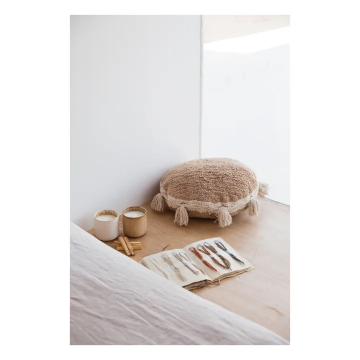 Lorena Canals x Smallable Coussin de sol Sind Smallable x Lorena Canals | Taupe