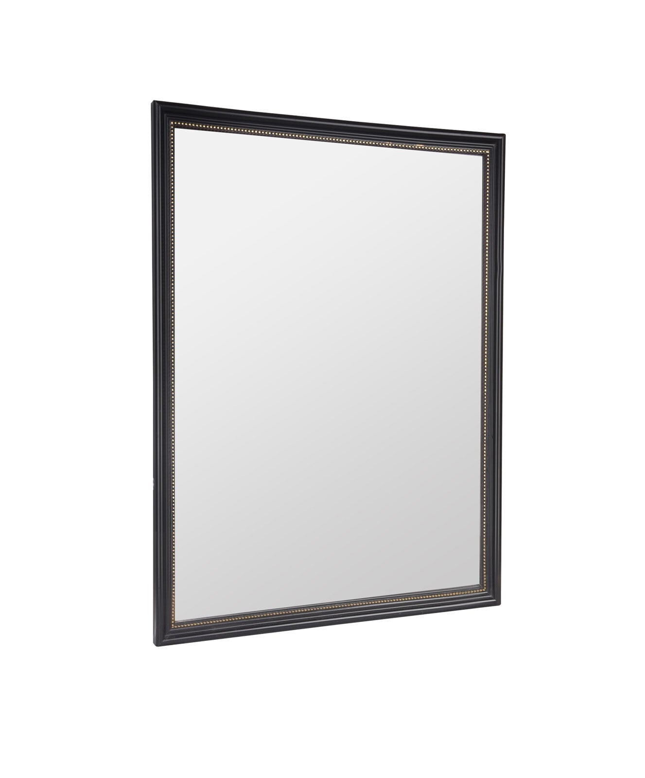 Rahmenspiegel Elenor 34 x 45 cm schwarz-goldfarbig