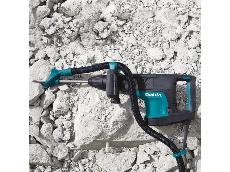 Makita - Støvekstrations-påsætningssæt - længde: 1500 mm - for Makita DHR400PG2U, DHR400ZKU, HM1213C, HM1214C, HR006GZ; XGT HR006GZ
