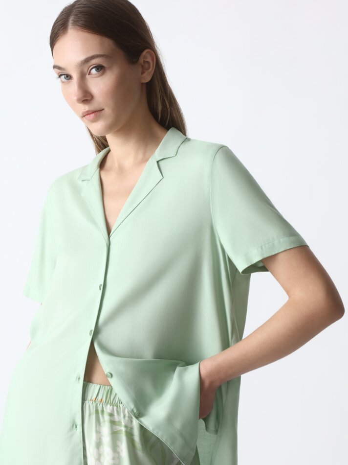 Conjunto de pijama estampado - Verde