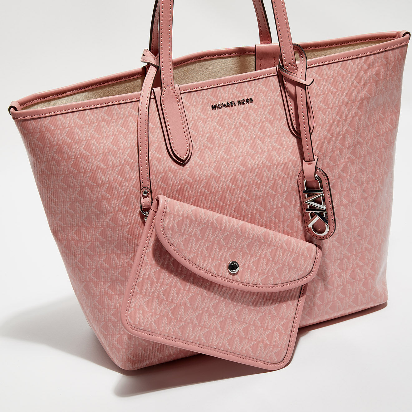 Michael Kors Cabas Eliza rose moyen - 30x20x8.5 cm