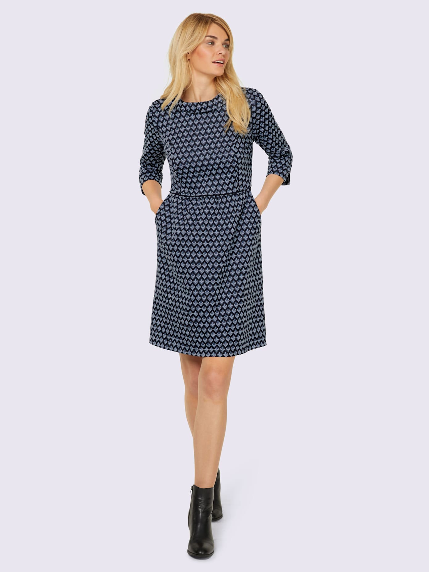 Robe jacquard robe en jersey