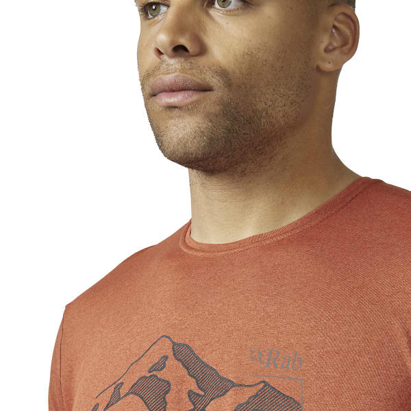 T-shirt randonnée RAB MANTLE MOUNTAIN TEE RED CLAY