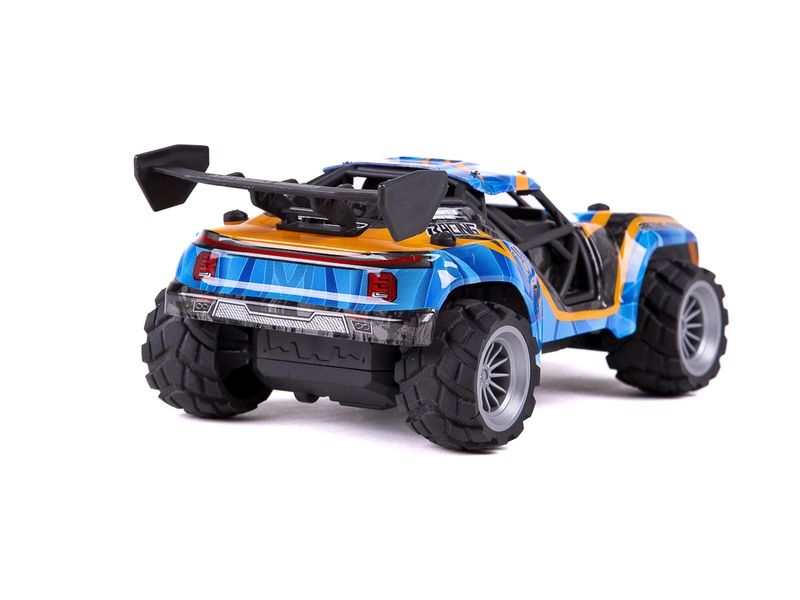 TEC-TOY Buggy Speed Racing Blau/Orange, 1:18 Akku-Betriebenes RC Auto für Kinder ab 6 Jahren
