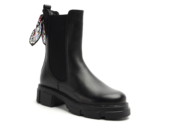 Goodstep boots bottine plates femme berry 3623 noir