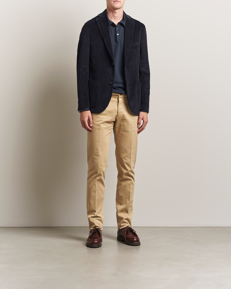 Incotex Corduroy Blazer Navy