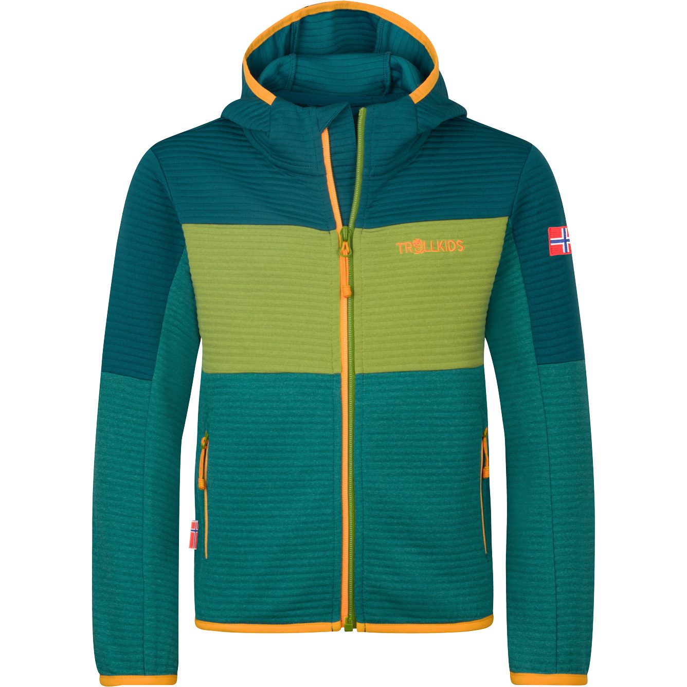 Trollkids Sogndal XT Fleecejacke Kinder sea green