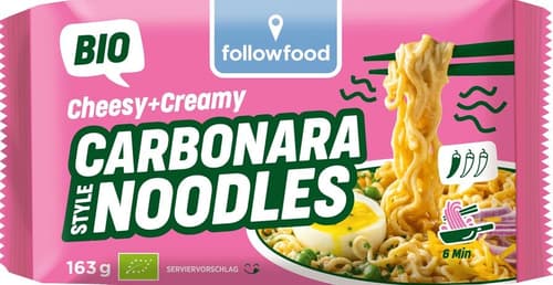 followfood BIO Cheesy & Creamy Carbonara Noodles