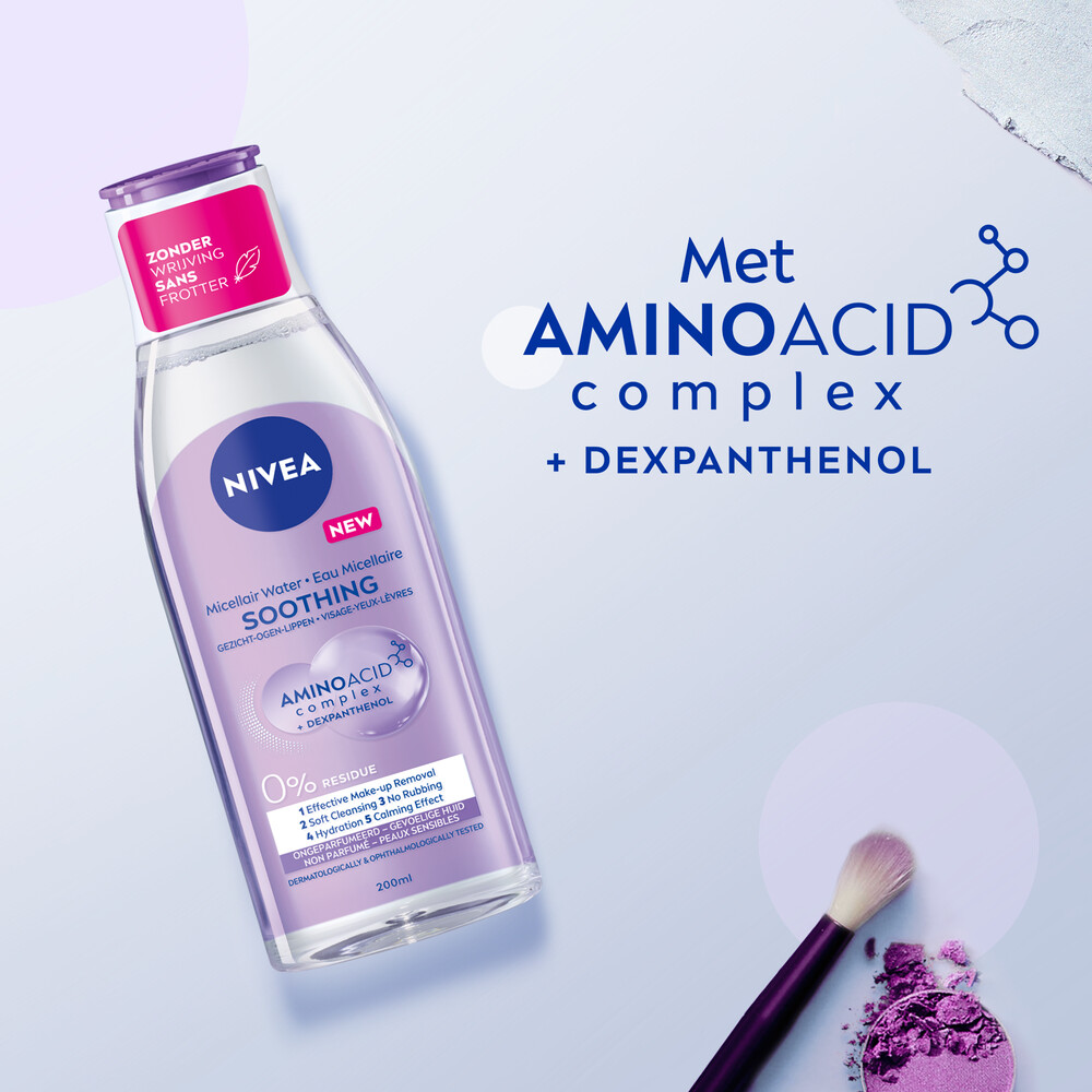 6x Nivea 0% Residu Micellair Water Gevoelige Huid200 ml