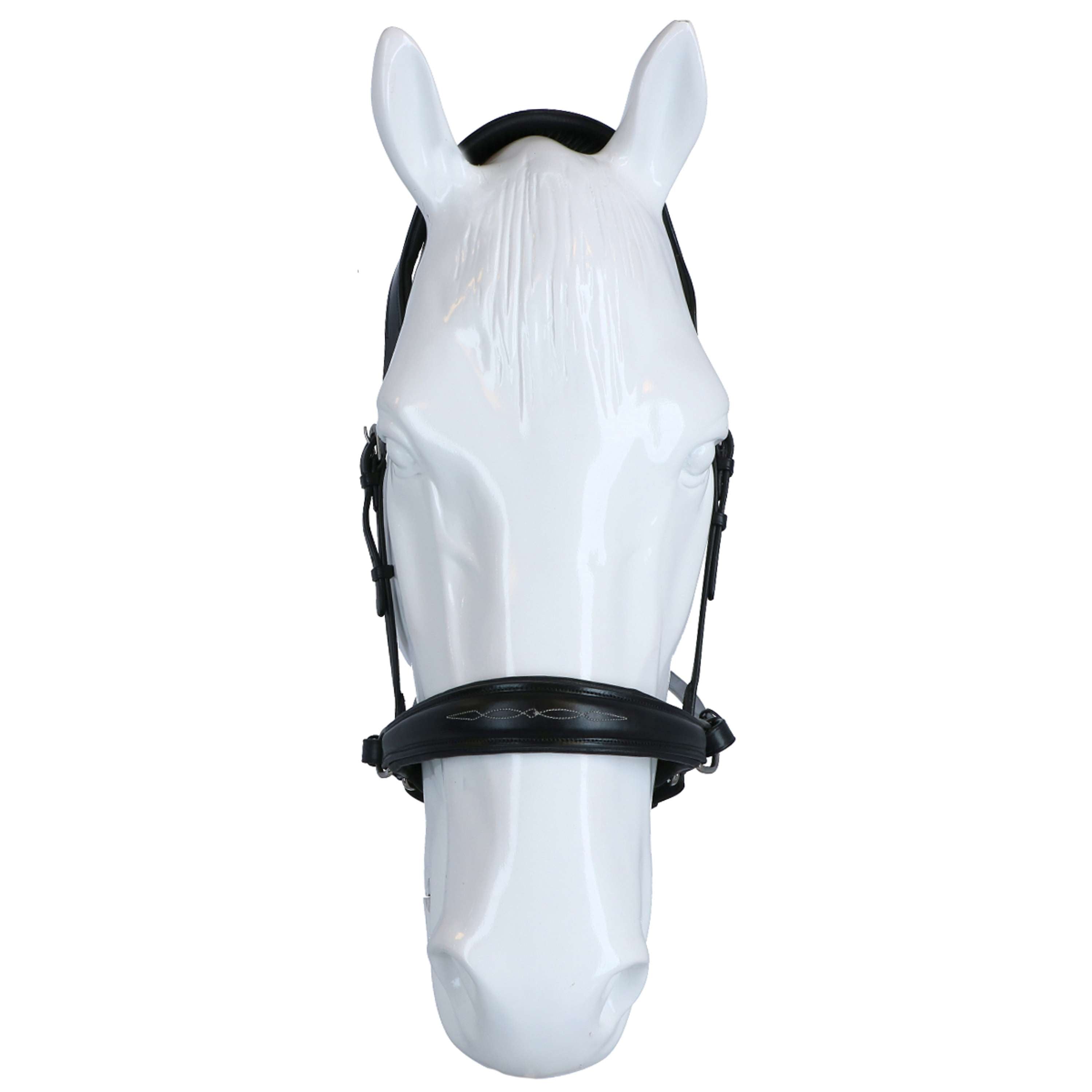 F.R.A. Bitloos Hoofdstel Alizée Mistral Side Pull Rubber Gripteugels Z