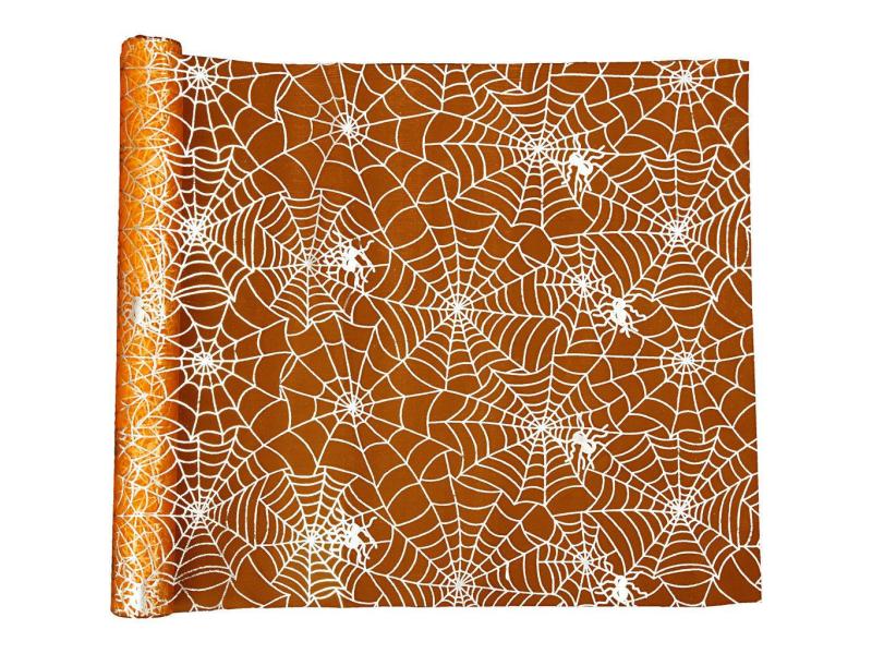 Creativ Company Tischläufer Halloween 29 cm x 3.5 m 1 Stück Tischläufer für Halloween