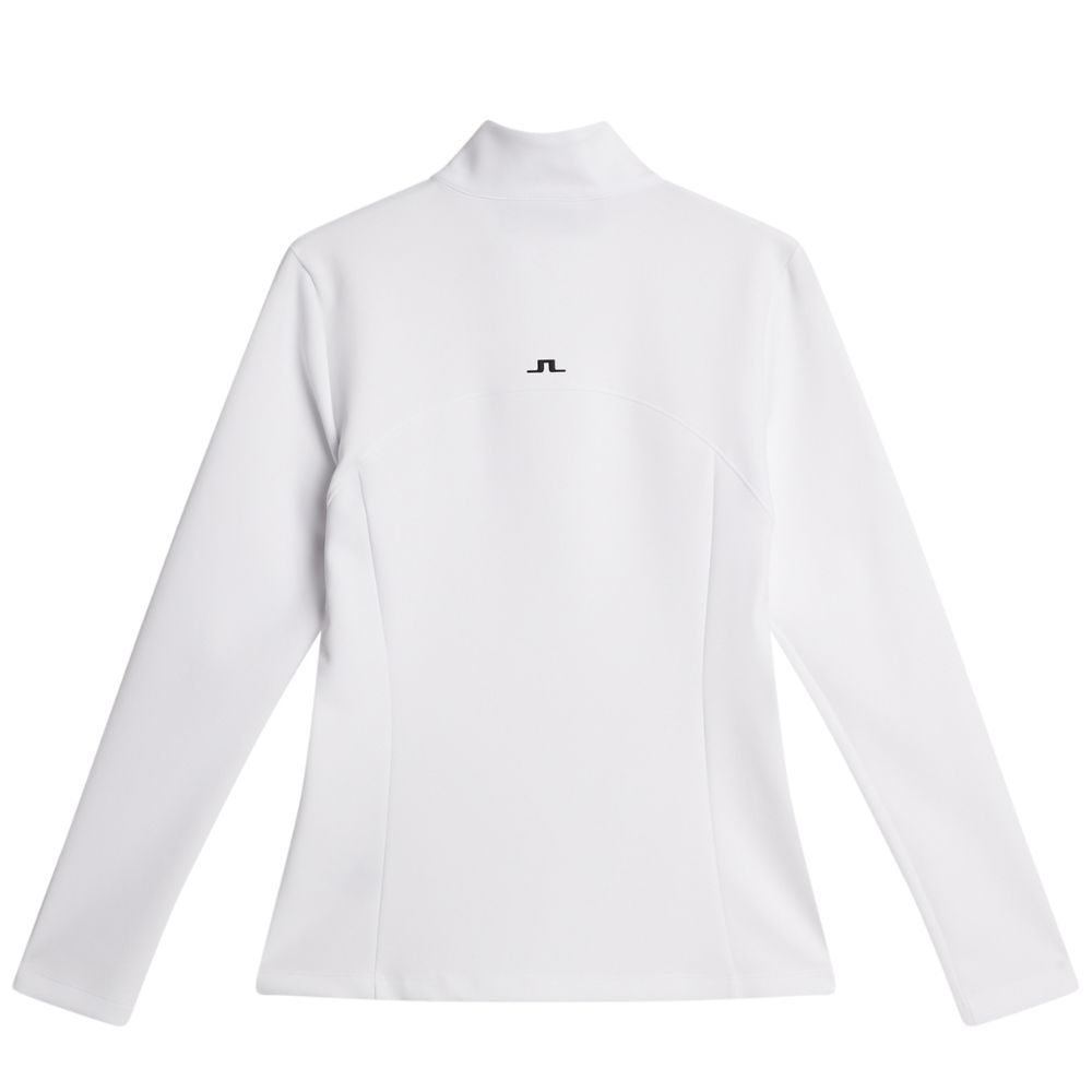 Lorelei Quarter Zip Midlayer Dame Hvit