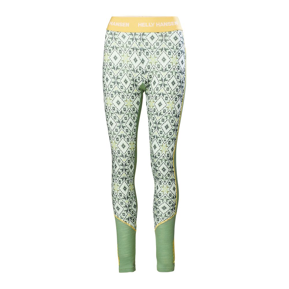 Helly Hansen LIFA MERINO MIDWEIGHT GRAPHIC - Collant Femme jade 2.0 star pixel