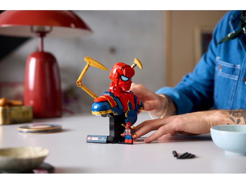 LEGO® Marvel Iron Spider-Man Büste 76326 Bauset für erwachsene Fans