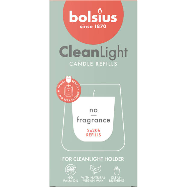 Bolsius geurkaars Clean Light Starterkit - Gardenia Fig