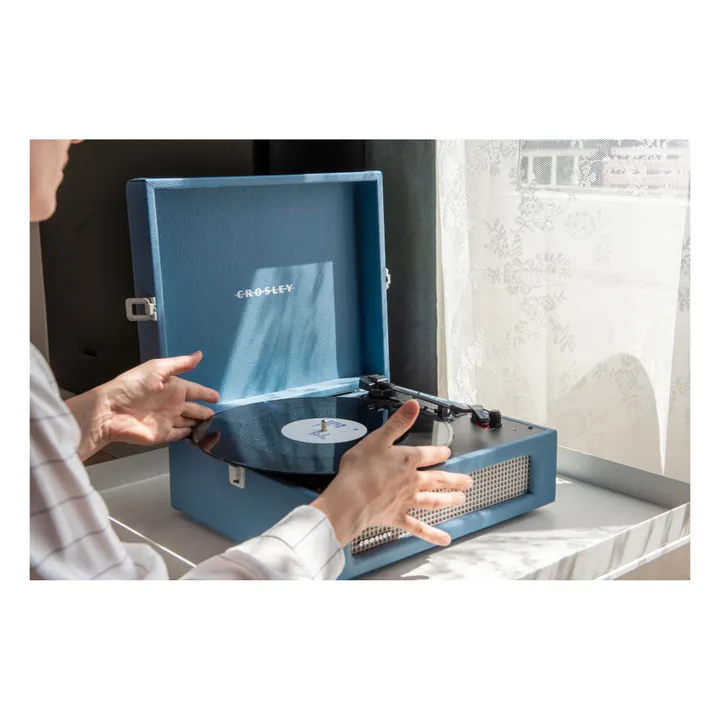 Crosley Platine vinyle Crosley Voyager Bluetooth | Bleu