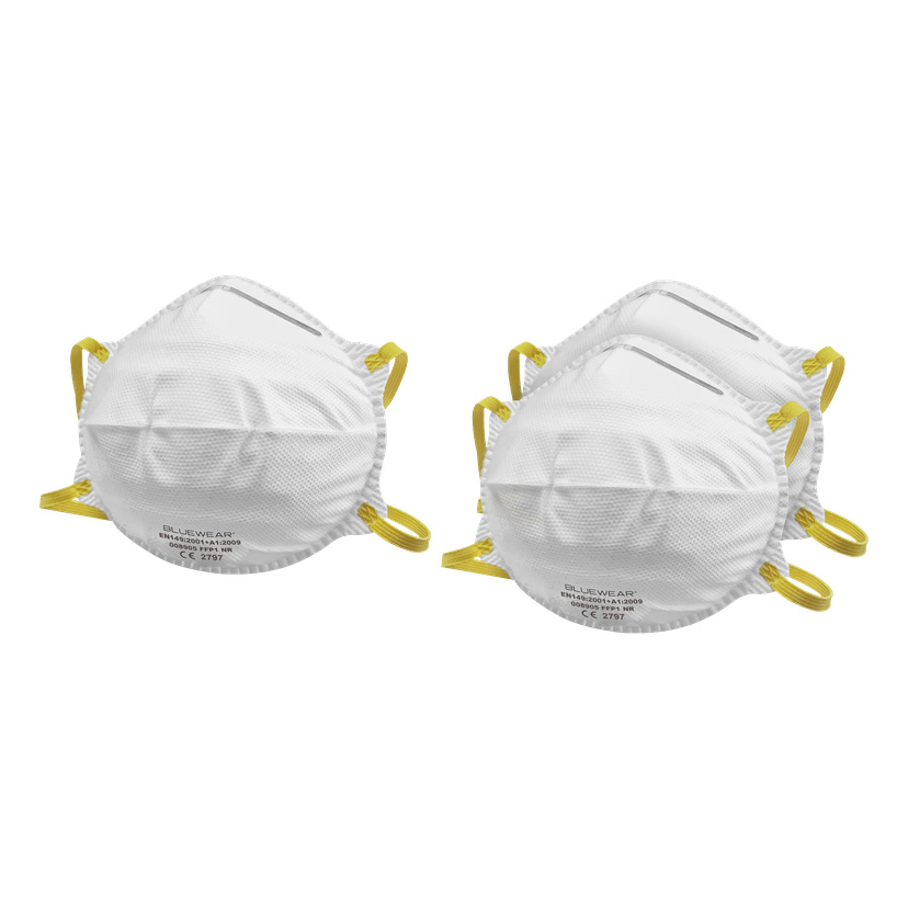 Støvfiltermasker 3-pk FFP1