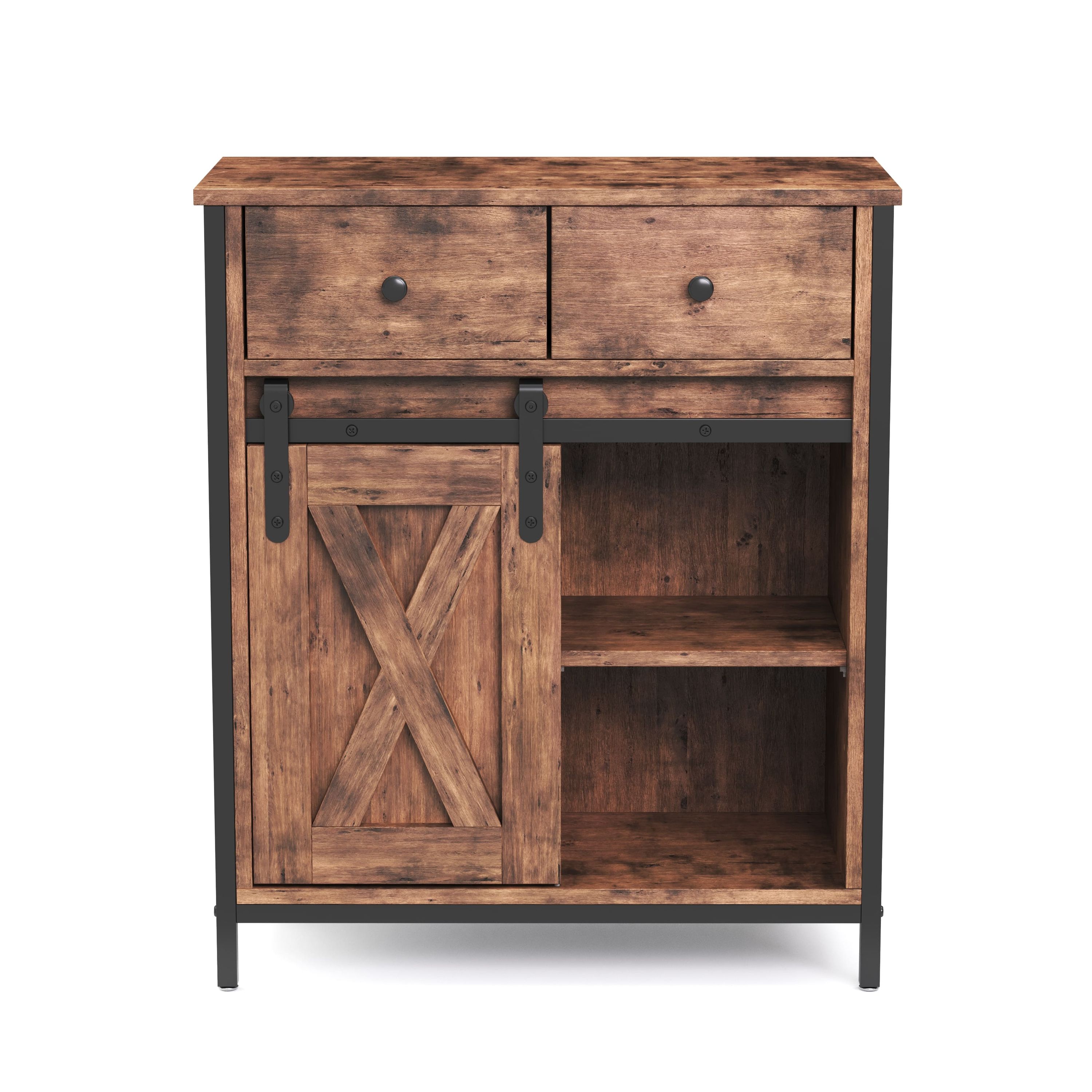 Kommode Vintage BONITA 2 Schubladen 70 x 80 cm
