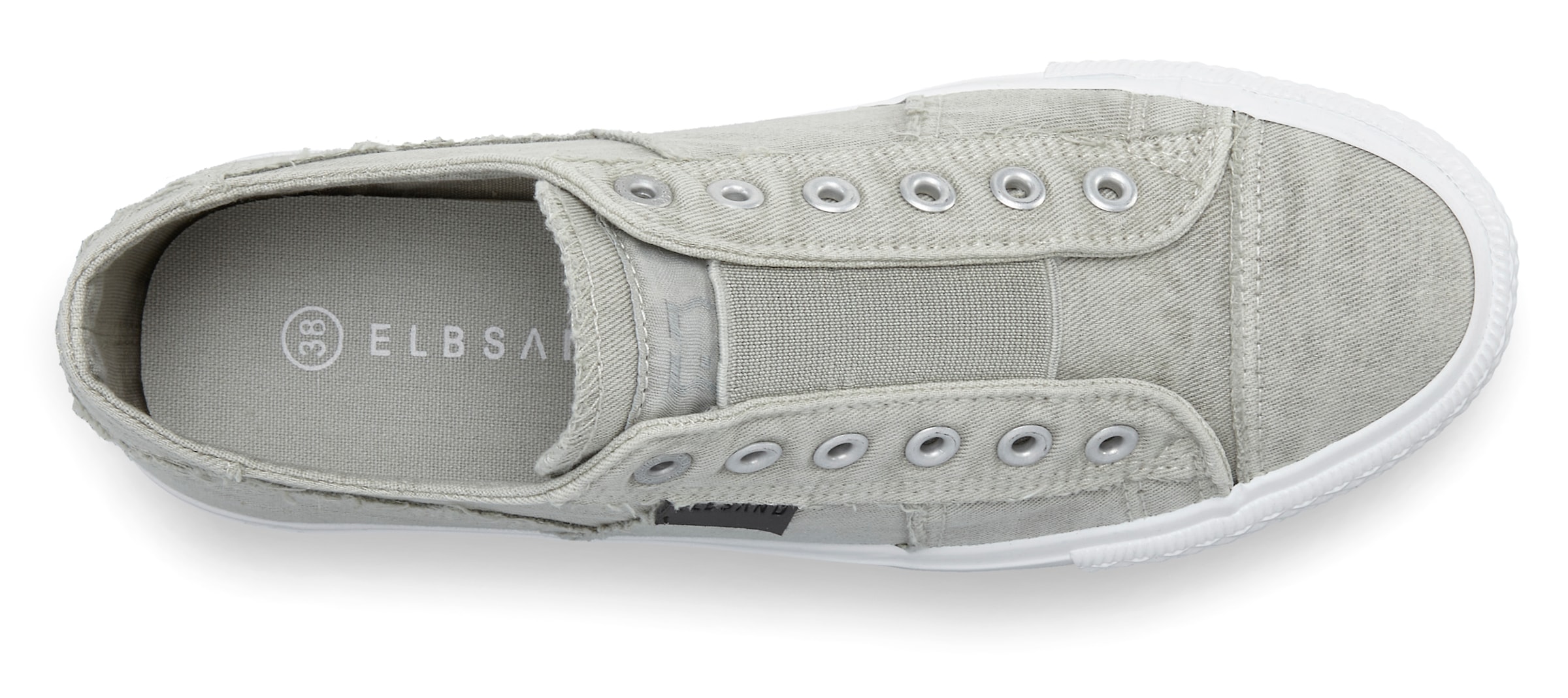 Elbsand Sneaker »Halbschuh, Slipper, Freizeitschuh,«  aus Textil zum Reinschlüpfen mit elastischem Einsatz